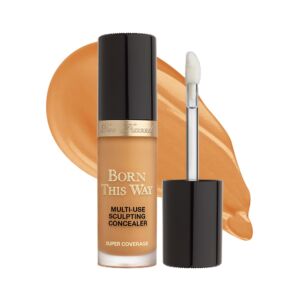 Too Faced Born This Way Super Coverage Multi-Use Concealer Cookie Medium with Golden to Olive Undertones