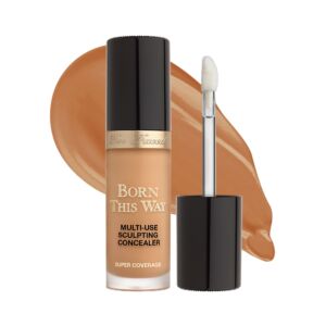 Too Faced Born This Way Super Coverage Multi-Use Concealer Warm Sand Tan with Golden Undertones