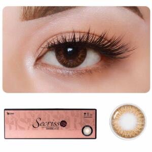 OLENS SECRISS 10PAIR LENS NATURAL BROWN