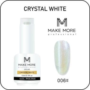 MAKE MORE NAIL CRYSTAL WHITE GEL 15 ML