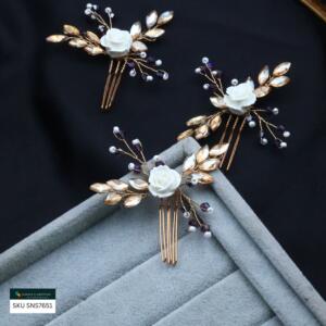 3 PCS CRYSTAL HAIR ACCESSORIES MIX