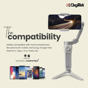 DIGITEK 3 AXIS FOLDABLE AUTO BALANCING SMARTPHONE GIMBAL MODEL DSG007F