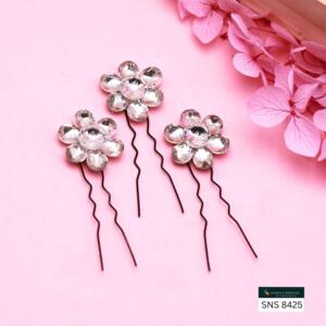 12 PCS HAIR CRYSTAL WITH U PIN