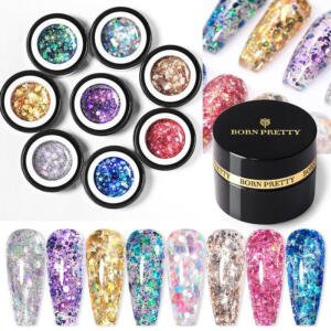 BORN PRETTY GLITTER SEQUINS GEL 5G