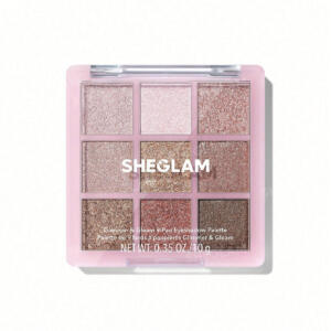 SHEGLAM GLIMMER AND CREAM 9 PAN EYESHADOW PALETTE